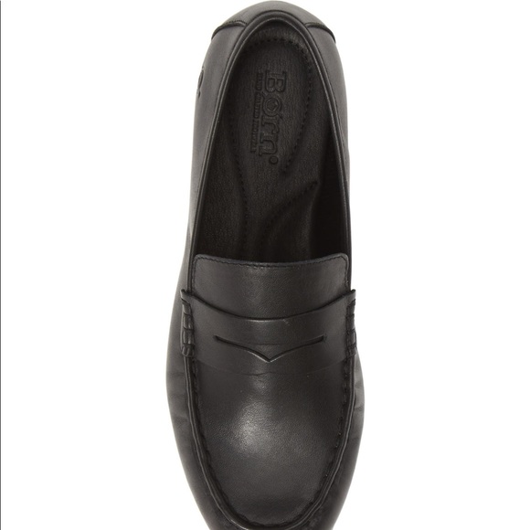 NWT Born Barnstable Black Leather Loafers Shoes 7.5M PRICE REDUCED - Picture 4 of 12
